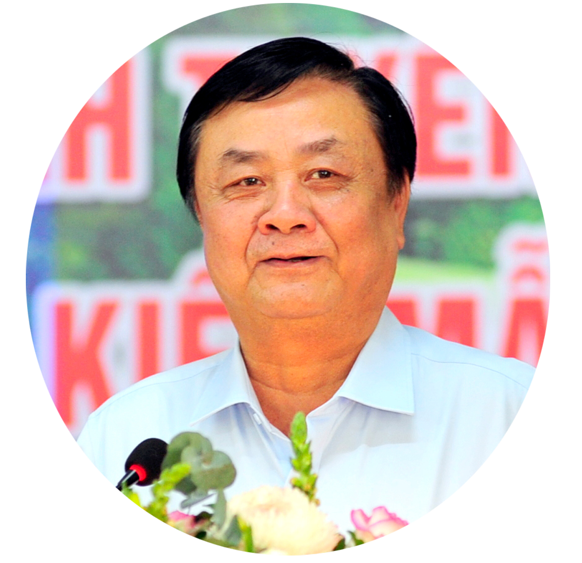 Bộ trưởng Bộ Nông nghiệp và Phát triển nông thôn Lê Minh Hoan phát biểu trong chuyến thăm và làm việc tại tỉnh Tuyên Quang tháng 8/2022: